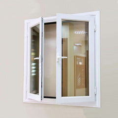 High quality tempered glass casement upvc windows doors price on China WDMA