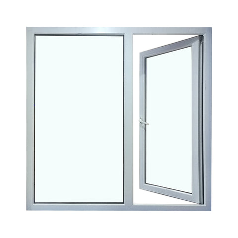 High quality tempered glass casement upvc windows doors price on China WDMA