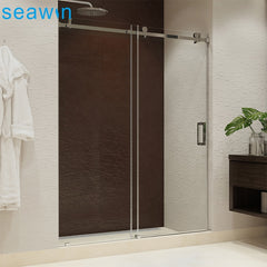 High standard sliding glass shower door hardware handles,shower door sliding rail on China WDMA