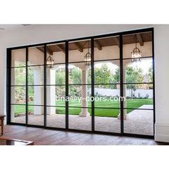 Hinged patio iron french entry front door sliding opening doors on China WDMA
