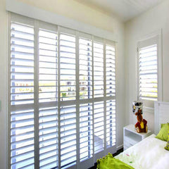 Home decoration hot sale accordion hurricane louvered windows with shutters on China WDMA