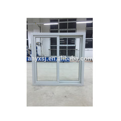 Home replacement double glazed white upvc sliding windows on China WDMA