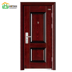 Hot Sale Entrance Exterior Iron Steel Door and Finished Surface Finishing Security Door Swing Open Style on China WDMA
