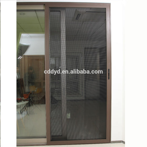 Hot Sale Stainless Steel Mesh Triple Sliding Insect Door Screen with Lock on China WDMA