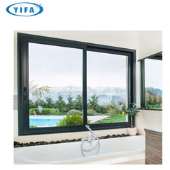 Hot Sale high quality modern house design Aluminum Frame double glazed Sliding Glass Window profile on China WDMA