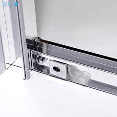Hot Selling Bathroom Shower Glass Sliding Door in Customized Size on China WDMA