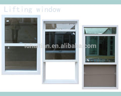 Hot sale Energy saving door and window PVC single hung window / lifting window with good soundproof and fire insulation on China WDMA