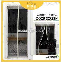 Hot sale door screen, PVC wind-proof screen door for winter, EVA screen door on China WDMA