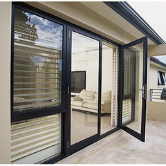 Hot sale double open exterior aluminum hinged french doors price on China WDMA
