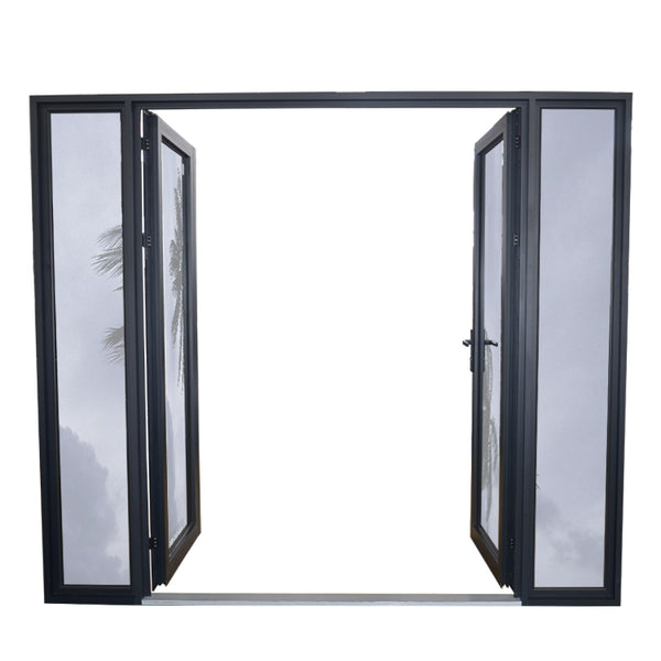 Hot sale double open exterior aluminum hinged french doors price on China WDMA