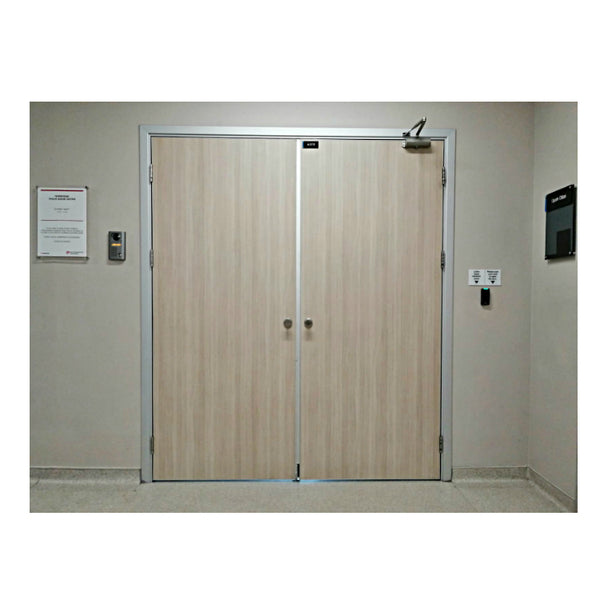 Hot sale double size laminate hospital doors automatic open on China WDMA