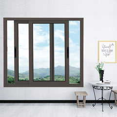 ISO 9001 Certified Aluminium Sliding Windows Cost With Thermal Break And Lowe Glazing on China WDMA