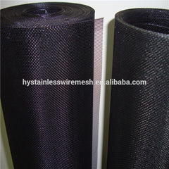 ISO9001 Factory Epoxy Resin Coated Aluminum Wire Mesh/ Black window Screen Wire Netting Insect Netting on China WDMA