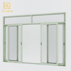In Stock Cheap price french transom design 4 panel floor to ceiling temper glass sliding aluminium doors for pakistan patio on China WDMA on China WDMA
