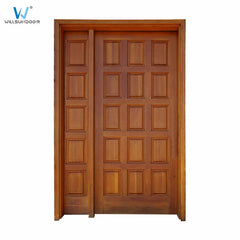 India Kerala house main double door with grill designs on China WDMA