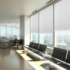 Indoor window blinds electric remote control automatic 100%blackout motorised Roller Blinds for home on China WDMA