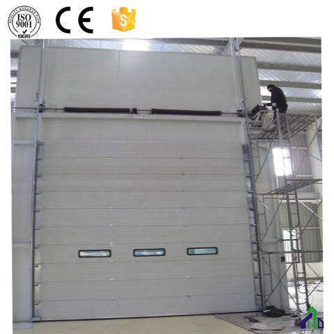 Industrial overhead sectional automatic door on China WDMA