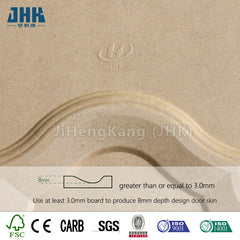 JHK-009 decorative door panels MDF Moulded White Primer Door skin on China WDMA
