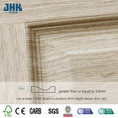 JHK-009 decorative door panels MDF Moulded White Primer Door skin on China WDMA