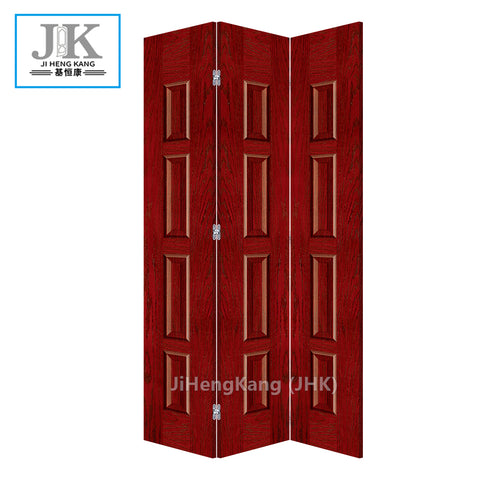 JHK-B08 Soundproof Internal Folding Doors Wholesale Wood Bi Fold Door Closet on China WDMA