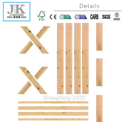JHK-Quiet Glide Barn Door Hardware Oak Sliding Barn Door on China WDMA