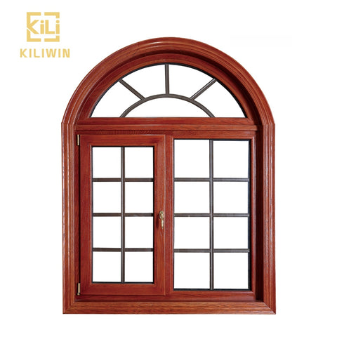 Kiliwin Make in China hot sale low price luxury aluminium wood casement windows for nigeria on China WDMA