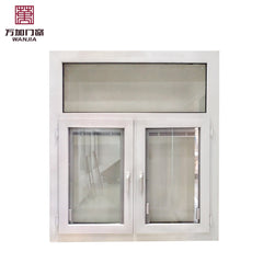 Kitchen white casement american style pvc windows on China WDMA