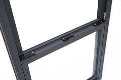 LZ Single glass aluminum vertical sliding windows on China WDMA