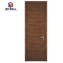 Latest Glass Wood Door Design Whole Glass Black Walnut Door Frame Custom Made Internal Swing Interior Doors on China WDMA