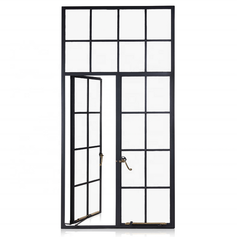 Latest french style slim frame steel casement window design on China WDMA