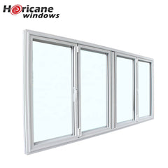 Long 4 panel aluminum bifold folding windows on China WDMA
