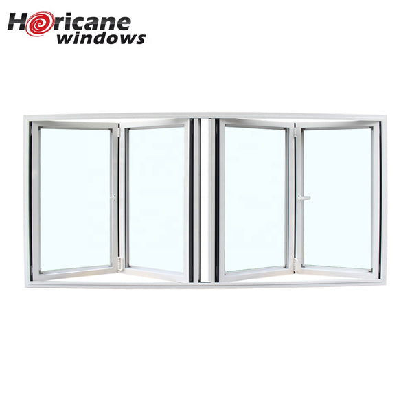 Long 4 panel aluminum bifold folding windows on China WDMA