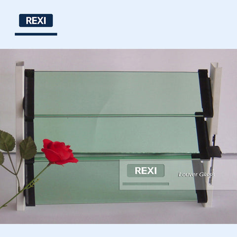 Louvre Jalousie Window Glass Factory Price of Glass Louver 4mm, 5mm, 6mm Clear Tinted Nashiji Mistlite on China WDMA