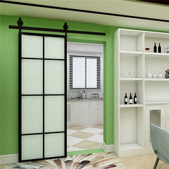 Low Cost Quality Assured Aluminum glass Office Partition large sliding doors wall for living room on China WDMA
