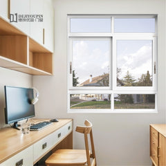 Low MOQ residential project W80 cheap double pane aluminum metal sliding window with tinted glass on China WDMA