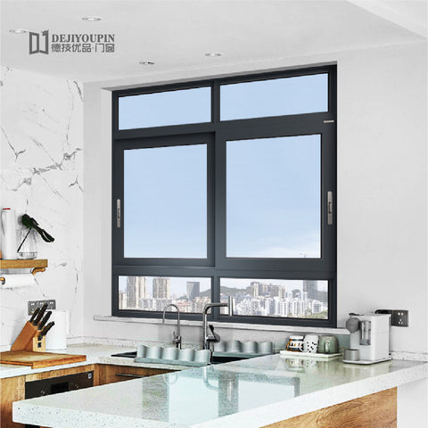 Low MOQ residential project W80 cheap double pane aluminum metal sliding window with tinted glass on China WDMA