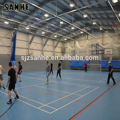 Low cost easy built prefabricated steel structure basketball field on China WDMA