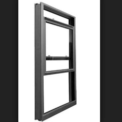 Low cost office sound proof sliding window grill design good quality aluminum window frame price for nepal market on China WDMA