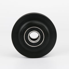 Low noise American 76mm barn door crane rail pulley Plastic track pulley wheel for sliding door on China WDMA
