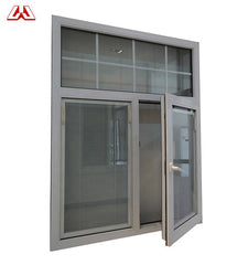 Luxury Aluminum Wood Finish Windows With Different Colors Burglar Proof Casement Window on China WDMA