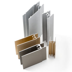 Manufacturer aluminum wardrobe profile for closet sliding door frame on China WDMA