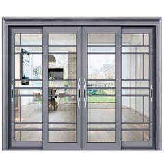 Manufacturer of custom Large Sliding Glass Doors frame glass sliding door hardware interior glass door for bedroom on China WDMA