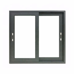 Manufacturer supplier aluminum frame window sliding window for hotel installation with handle and lock on China WDMA