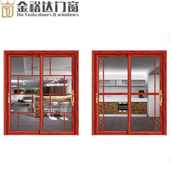 Manufacturers selling two rail aluminum sliding door tempered glass sliding door to the living room balcony window professional on China WDMA