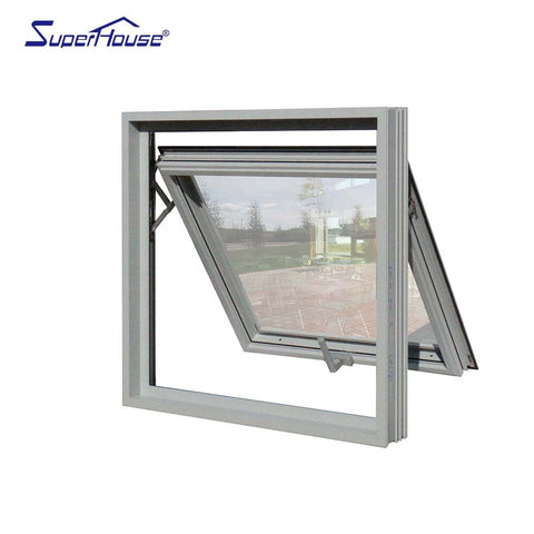 Marshall Islands standard salty-proof aluminum top hung windows with stainless steel hardware on China WDMA