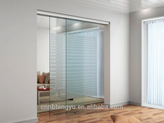 Modern Hidden Style sliding door with barn door hardware and soft closing on China WDMA