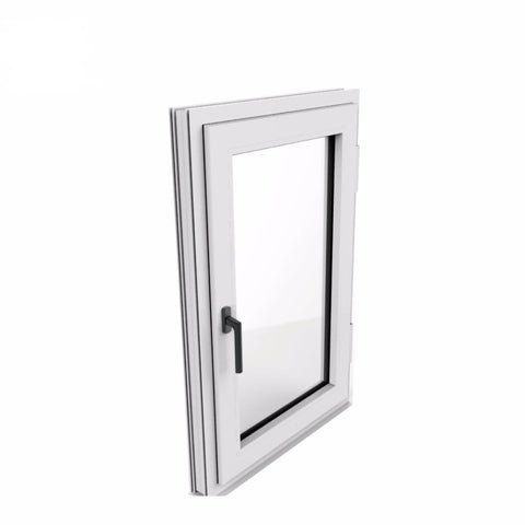 Modern bedroom powder coated home double hung thermal broken aluminum casement window automatic opener on China WDMA