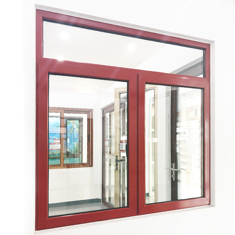 Modern design double glazed aluminium french casement window on China WDMA