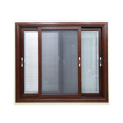 Modern design triple track double pane cheap sliding aluminum windows prices with mosquito net for philippines