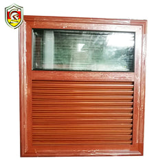 Modern house design exterior aluminium frame adjustable jalousie blinds windows on China WDMA